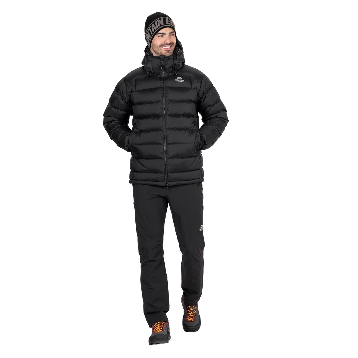 Mountain Equipment Men's Lightline 700 Fill Hooded Down Insulated Jacket (Black)