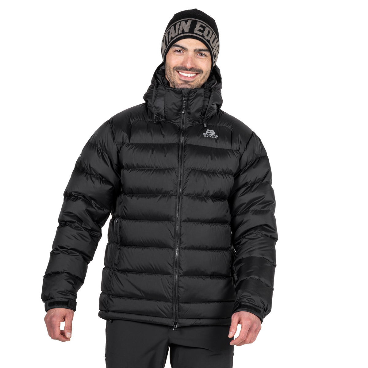 Mountain Equipment Men's Lightline 700 Fill Hooded Down Insulated Jacket (Black)