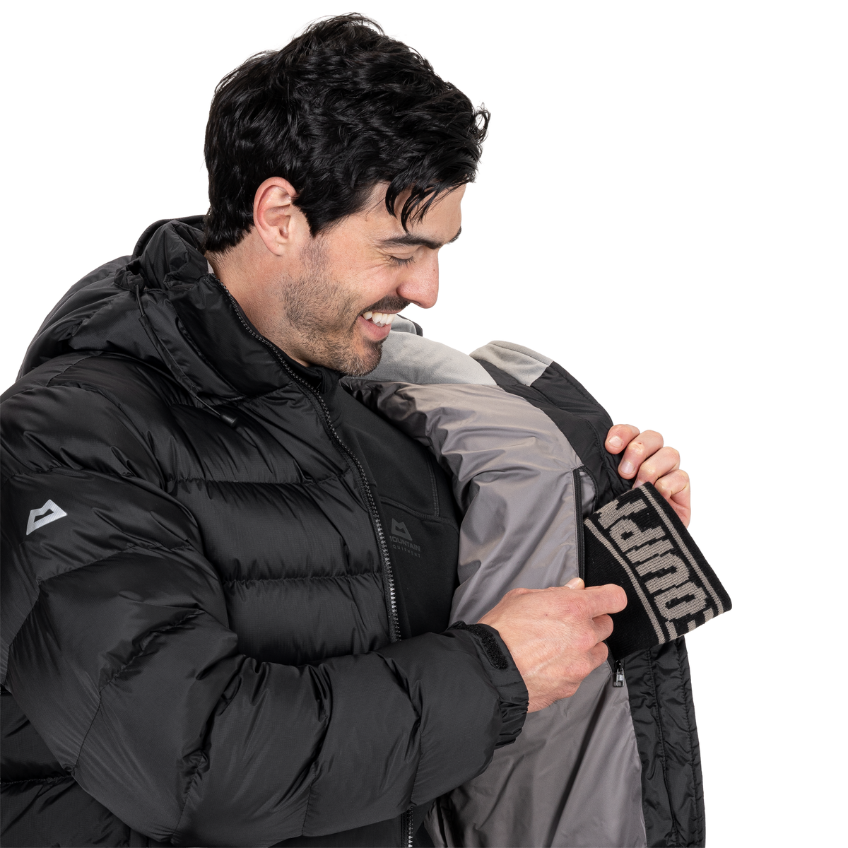 Mountain Equipment Men's Lightline 700 Fill Hooded Down Insulated Jacket (Black)