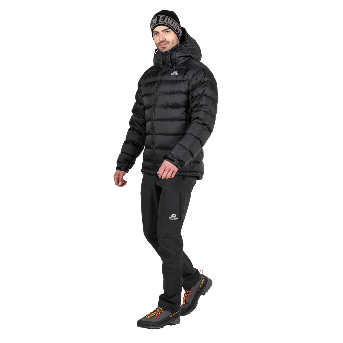 Mountain Equipment Men's Lightline 700 Fill Hooded Down Insulated Jacket (Black)