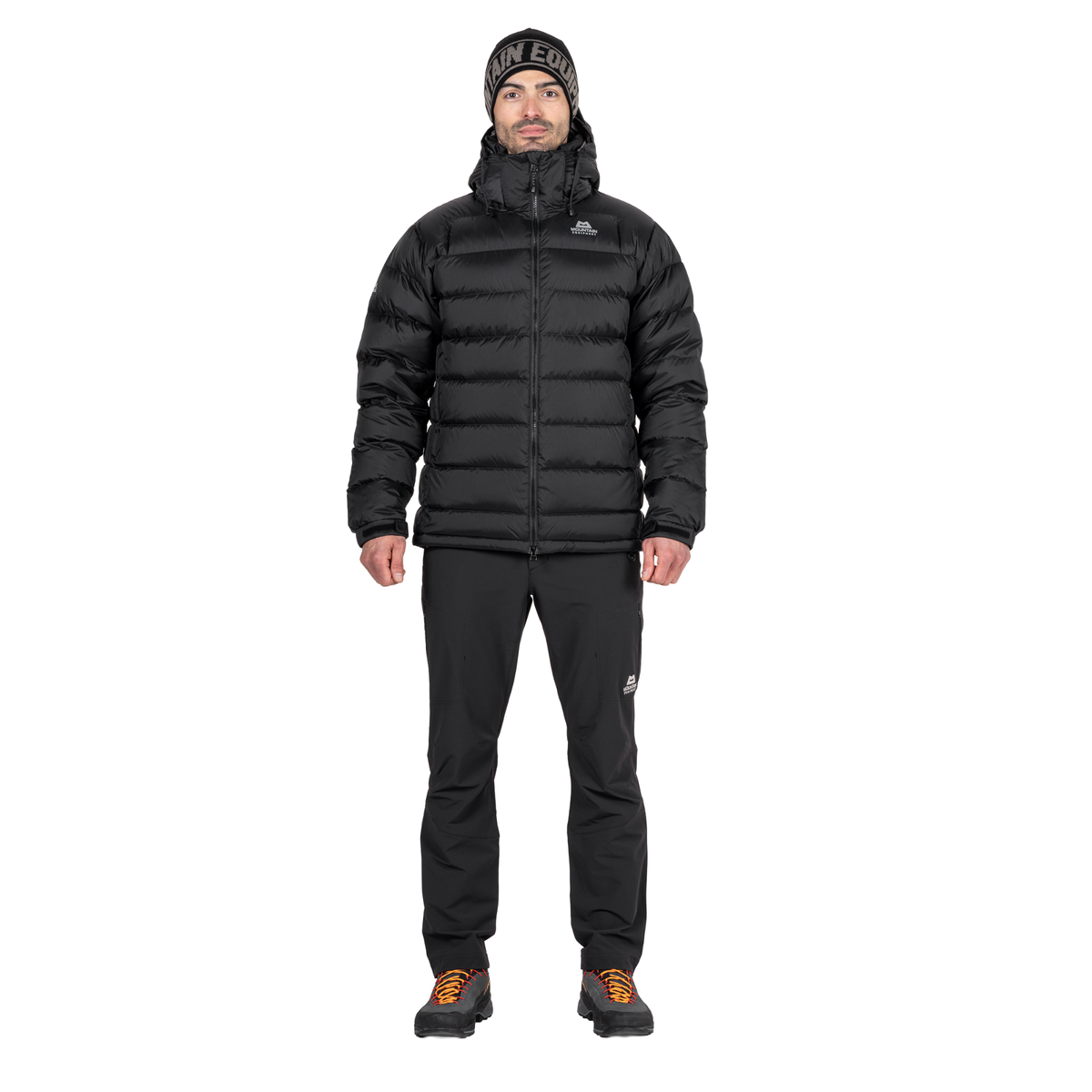 Mountain Equipment Men's Lightline 700 Fill Hooded Down Insulated Jacket (Black)
