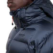 Load image into Gallery viewer, Mountain Equipment Men&#39;s Lightline 700 Fill Hooded Down Insulated Jacket (Blue Nights/Cosmo Lining)
