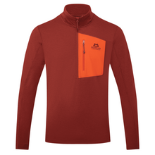 Load image into Gallery viewer, Mountain Equipment Men&#39;s Lumiko Half Zip Fleece Top (Merlot/Cardinal)
