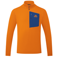 Load image into Gallery viewer, Mountain Equipment Men&#39;s Lumiko Half Zip Fleece Top (Rust/Admiral)
