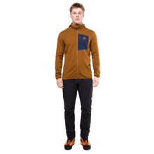 Load image into Gallery viewer, Mountain Equipment Men&#39;s Lumiko Hooded Full Zip Fleece (Walnut/Cosmos)
