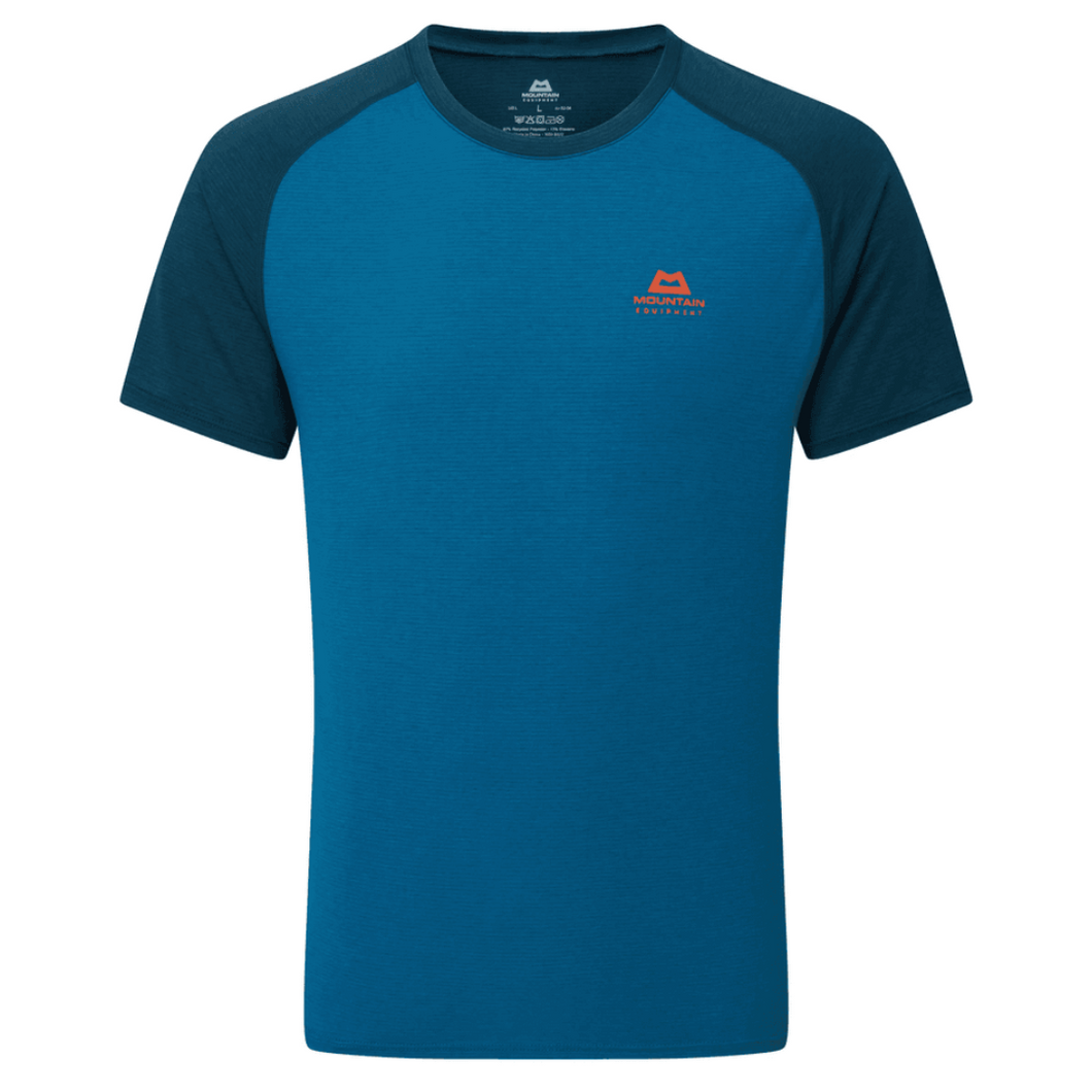 Mountain Equipment Men's Nava Crew Neck Technical Tee (Mykonos/Majolica)