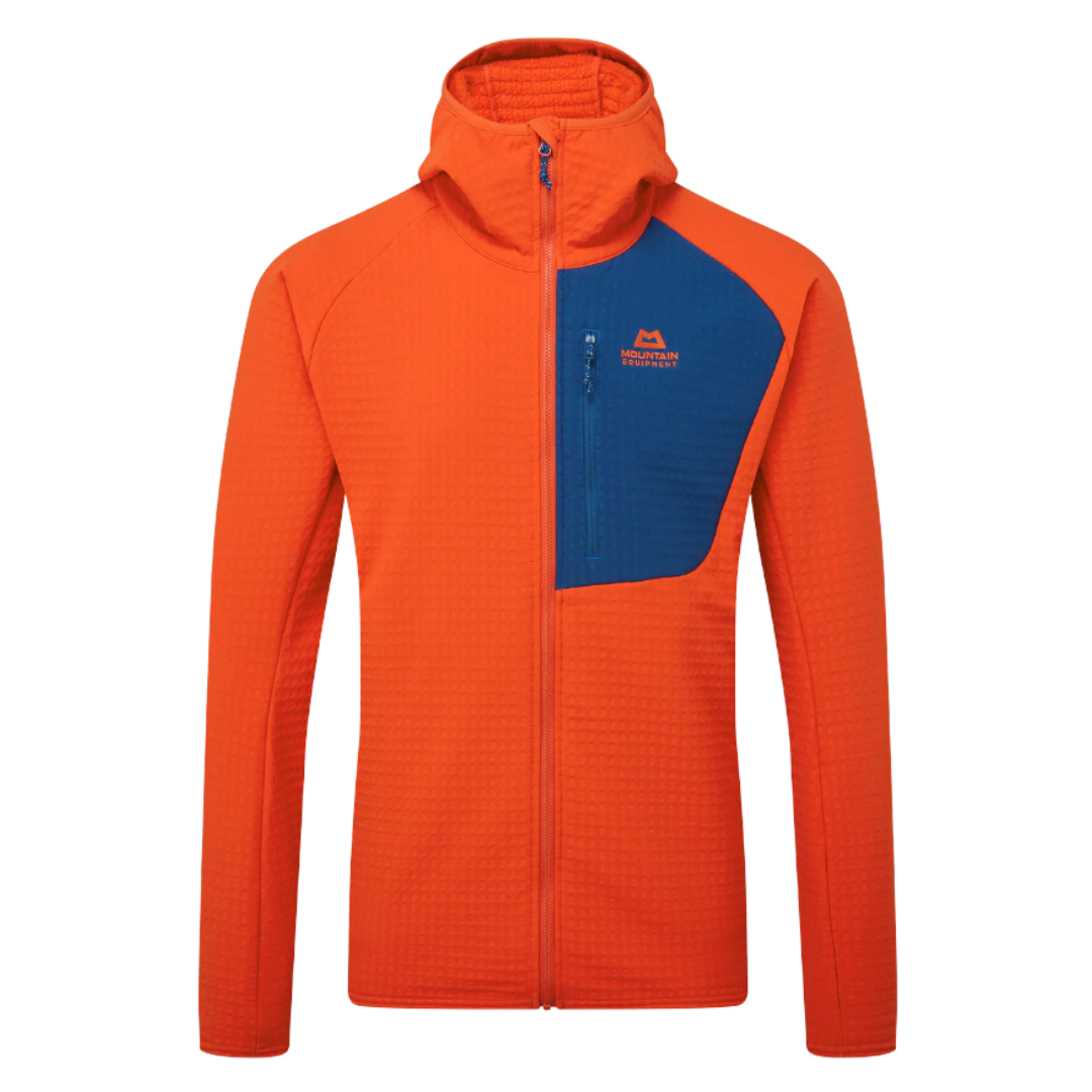 Mountain Equipment Men s Shroud Hooded Full Zip Fleece Cardinal Admiral