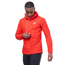 Load image into Gallery viewer, Mountain Equipment Men&#39;s Squall Hooded Softshell Jacket (Chili Red)
