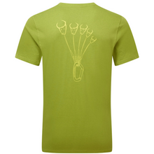 Load image into Gallery viewer, Mountain Equipment Men&#39;s Yorik On Wire Organic Cotton Short Sleeve Tee (Olive Oil)
