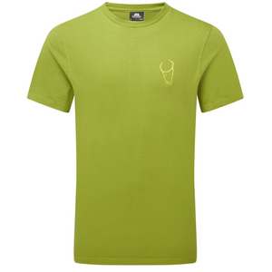 Mountain Equipment Men's Yorik On Wire Organic Cotton Short Sleeve Tee (Olive Oil)