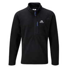 Load image into Gallery viewer, Mountain Equipment Men&#39;s Micro Half Zip Fleece Top (Black)
