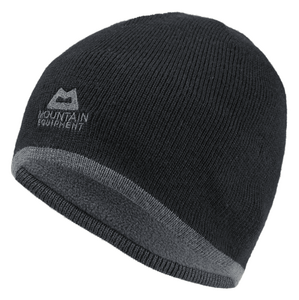 Mountain Equipment Unisex Plain Knitted Beanie (Black/Shadow)