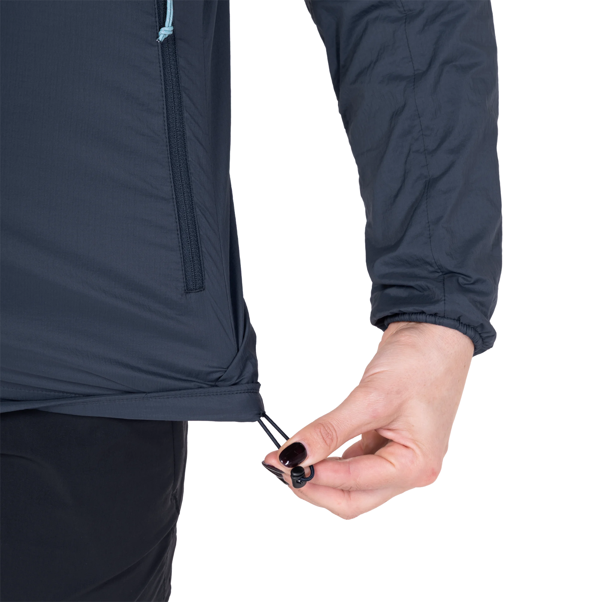 Mountain Equipment Women's Aerotherm Hooded Softshell Jacket (Blue Nights)