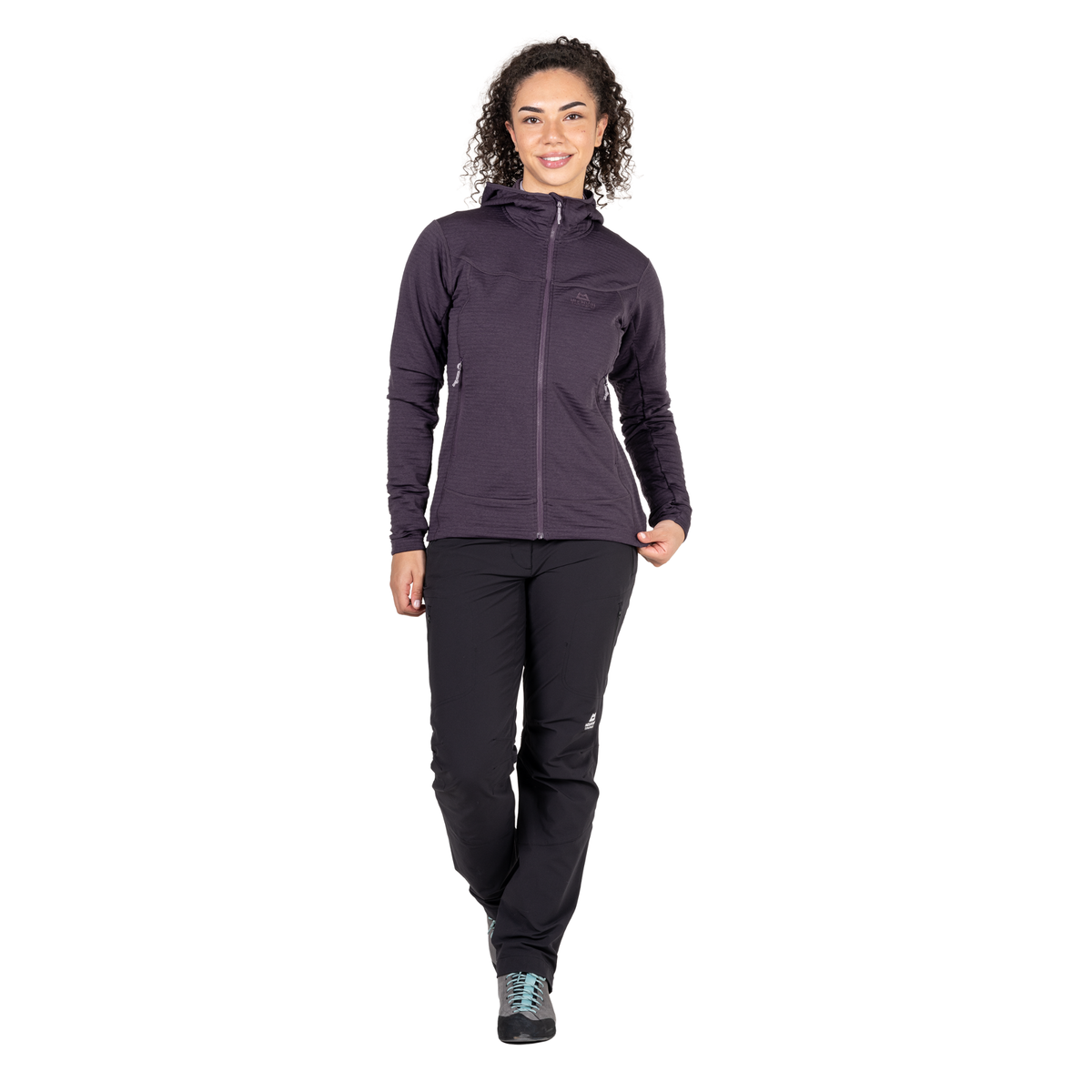 Mountain Equipment Women's Apiro Hooded Full Zip Fleece (Nightshade)