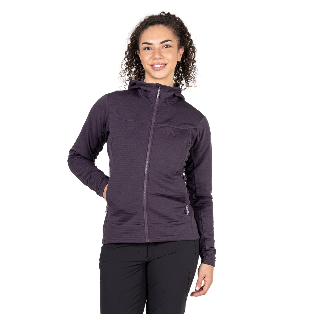 Mountain Equipment Women's Apiro Hooded Full Zip Fleece (Nightshade)