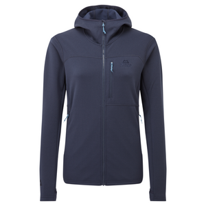Mountain Equipment Women's Durian Hooded Full Zip Fleece (Cosmos)