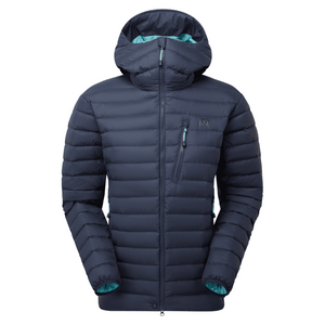 Mountain Equipment Women's Earthrise Hooded Down Insulated Jacket (Cosmos)