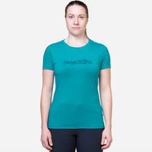 Load image into Gallery viewer, Mountain Equipment Women&#39;s Headpoint Skyline Technical Tee (Topaz)
