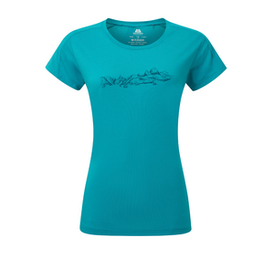 Mountain Equipment Women's Headpoint Skyline Technical Tee (Topaz)