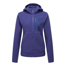 Load image into Gallery viewer, Mountain Equipment Women&#39;s Highpile Hooded Full Zip Fleece (Amethyst/Medieval)
