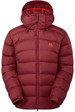 Load image into Gallery viewer, Mountain Equipment Women&#39;s Lightline 700 Fill Hooded Down Insulated Jacket (Rhubarb)
