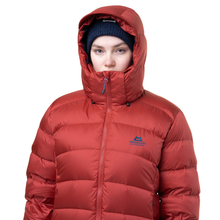 Load image into Gallery viewer, Mountain Equipment Women&#39;s Lightline 700 Fill Hooded Down Insulated Jacket (Rosewood)
