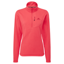 Load image into Gallery viewer, Mountain Equipment Women&#39;s Micro Half Zip Fleece Top (Hibiscus)
