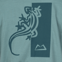 Load image into Gallery viewer, Mountain Equipment Women's Podus Organic Cotton Short Sleeve Tee (Goblin Blue)
