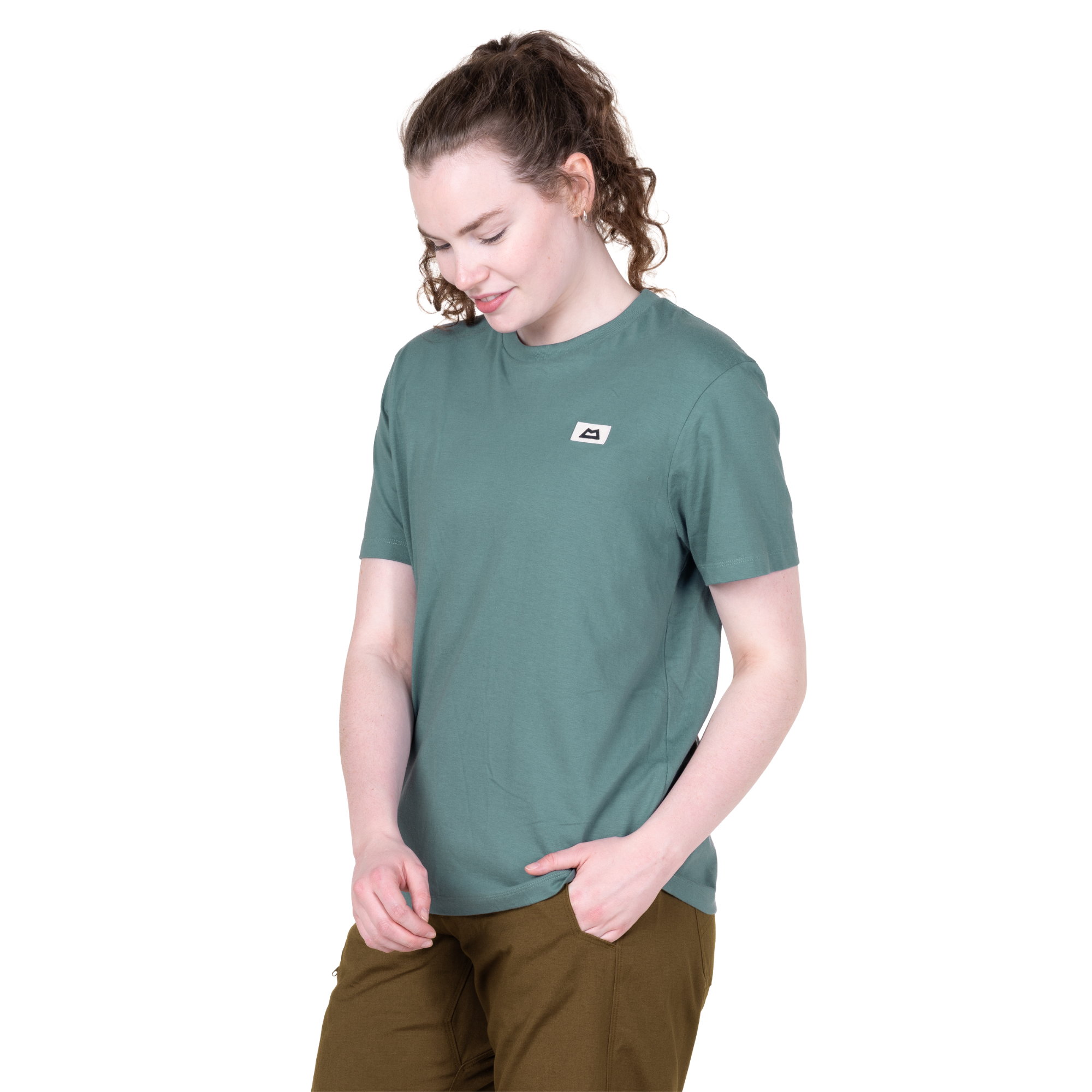 Mountain Equipment Women's Podus Organic Cotton Short Sleeve Tee (Goblin Blue)