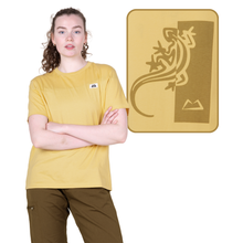Load image into Gallery viewer, Mountain Equipment Women's Podus Organic Cotton Short Sleeve Tee (Rattan)
