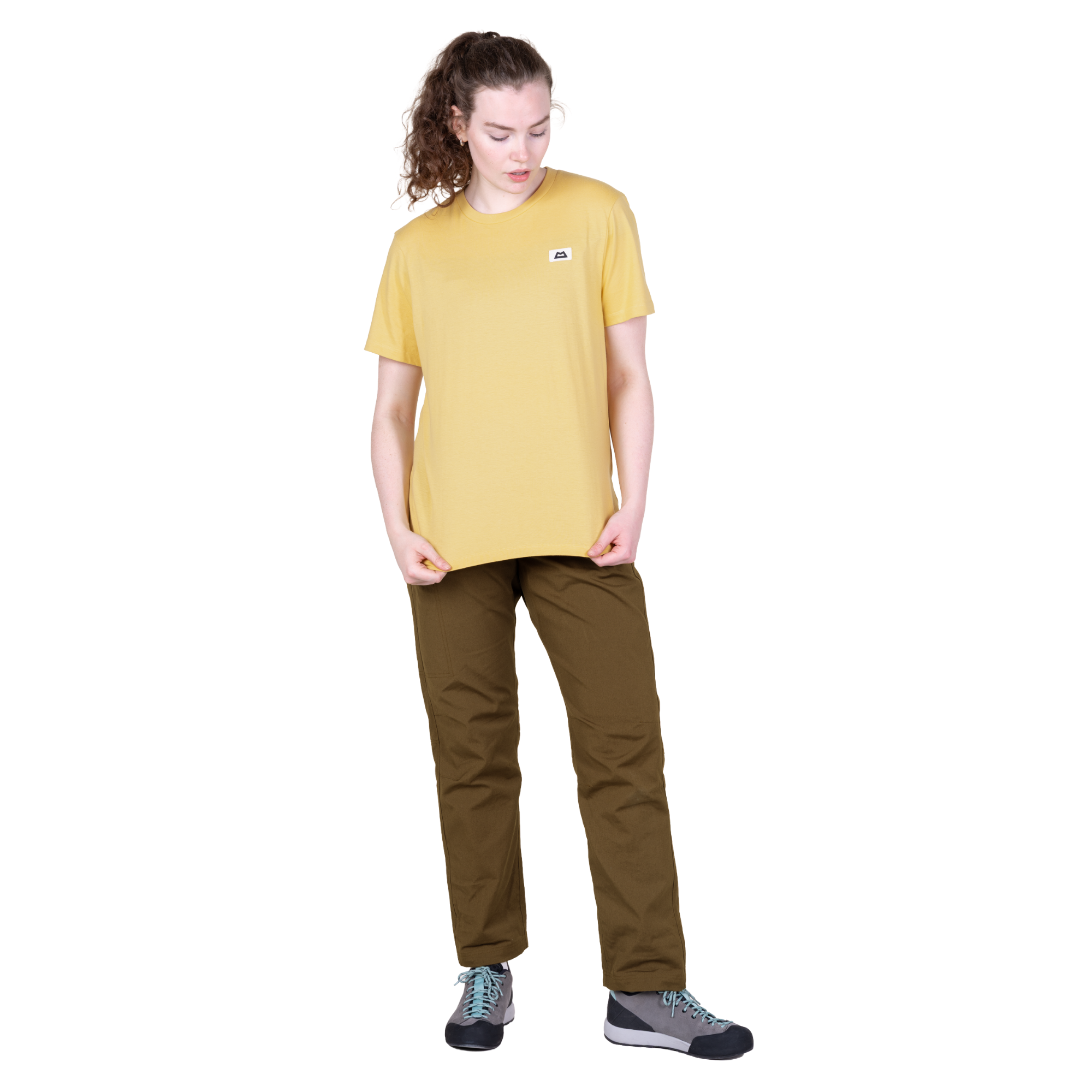 Mountain Equipment Women's Podus Organic Cotton Short Sleeve Tee (Rattan)