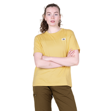 Load image into Gallery viewer, Mountain Equipment Women's Podus Organic Cotton Short Sleeve Tee (Rattan)
