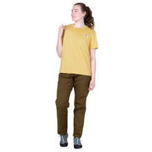 Load image into Gallery viewer, Mountain Equipment Women's Podus Organic Cotton Short Sleeve Tee (Rattan)
