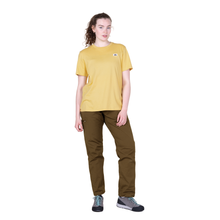 Load image into Gallery viewer, Mountain Equipment Women's Podus Organic Cotton Short Sleeve Tee (Rattan)
