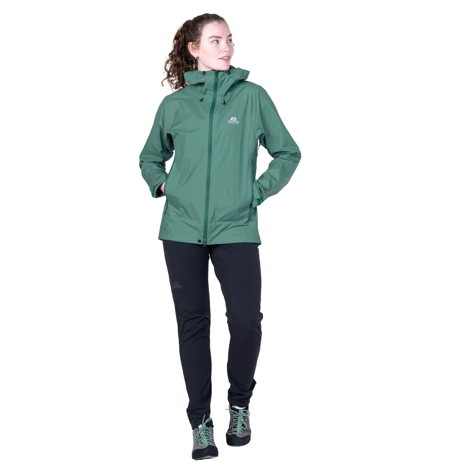 Mountain Equipment Women's Raintower 2.5L Waterproof Jacket (Sea Pine)
