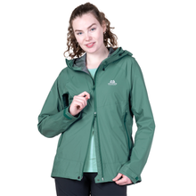 Load image into Gallery viewer, Mountain Equipment Women's Raintower 2.5L Waterproof Jacket (Sea Pine)
