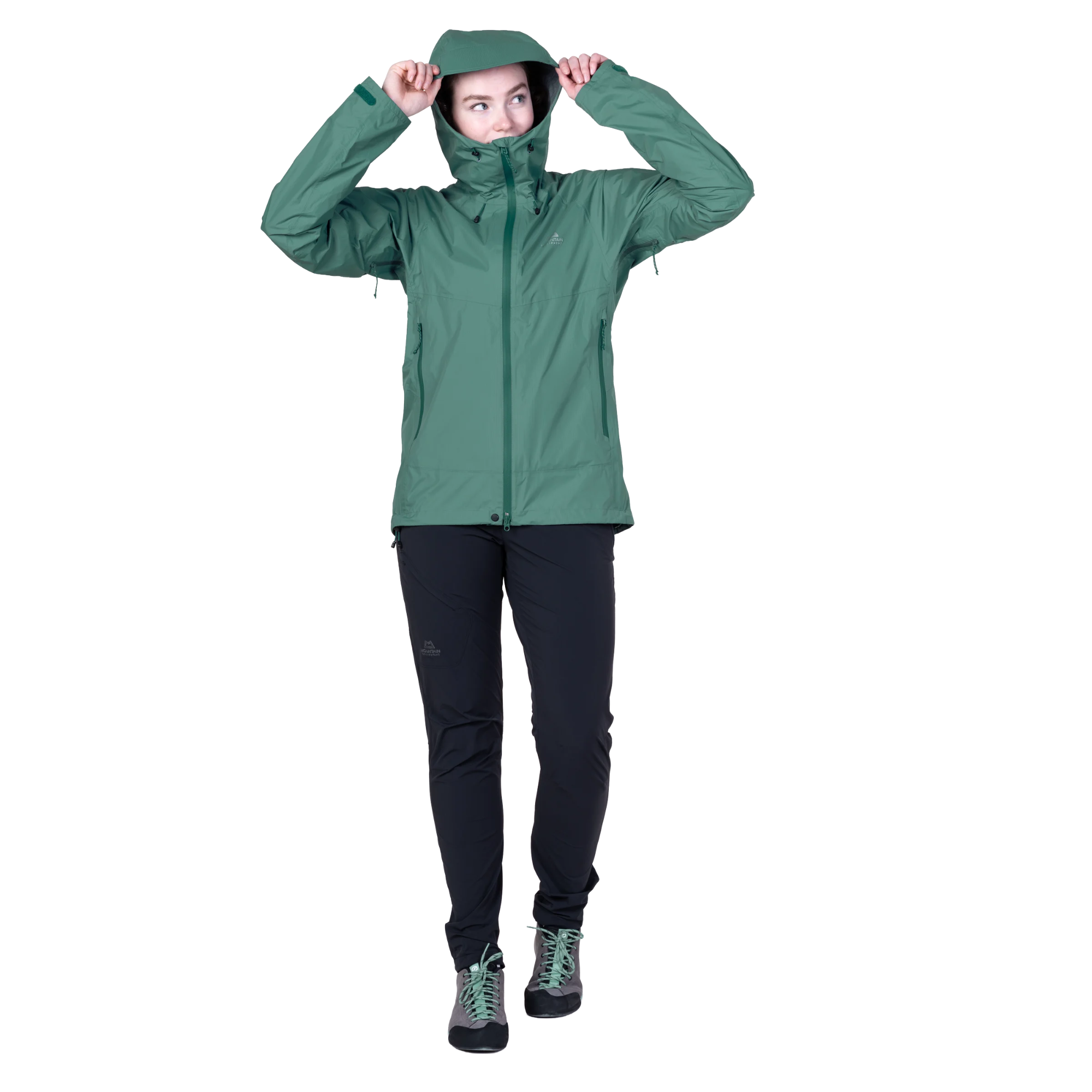 Mountain Equipment Women's Raintower 2.5L Waterproof Jacket (Sea Pine)