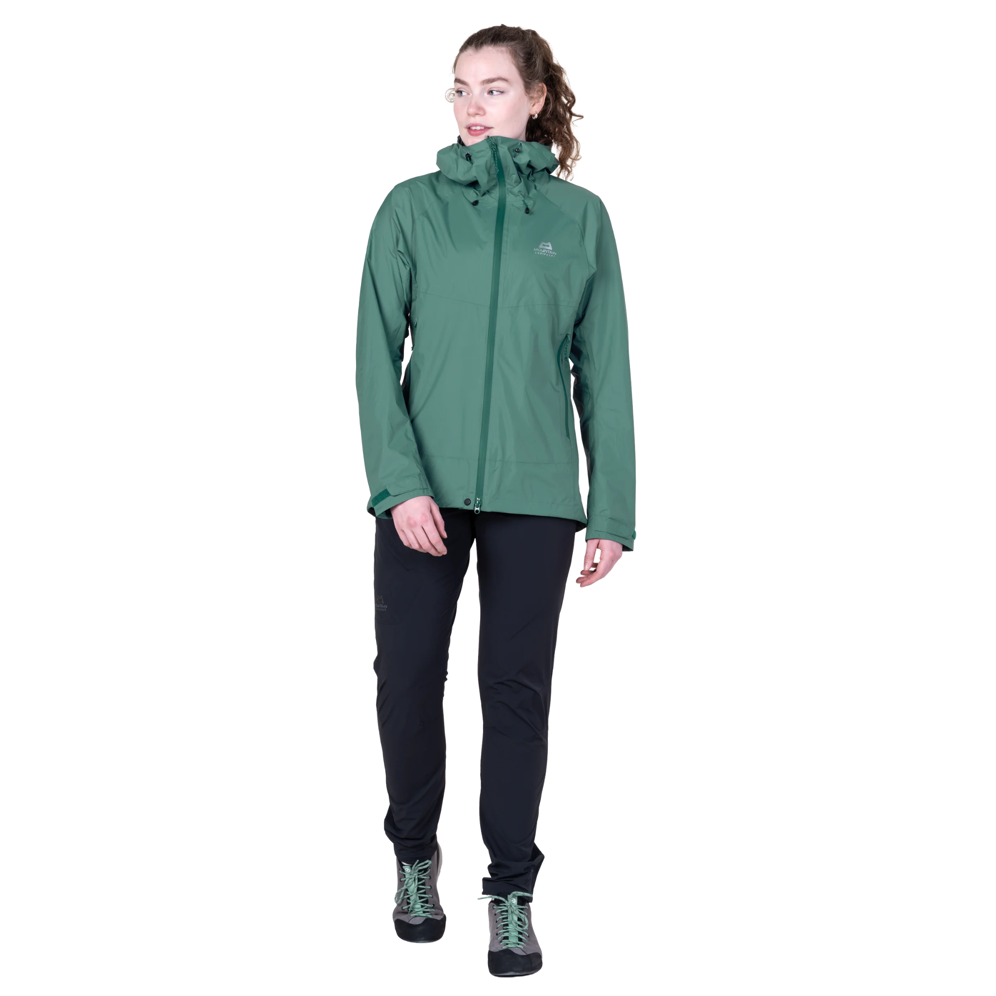Mountain Equipment Women's Raintower 2.5L Waterproof Jacket (Sea Pine)