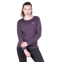 Load image into Gallery viewer, Mountain Equipment Women's Tempi Long Sleeve Technical Tee (Nightshade)
