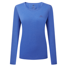 Load image into Gallery viewer, Mountain Equipment Women's Tempi Long Sleeve Technical Tee (Vivid Blue)
