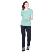 Load image into Gallery viewer, Mountain Equipment Women's Tempi Short Sleeve Technical Tee (Aqua)
