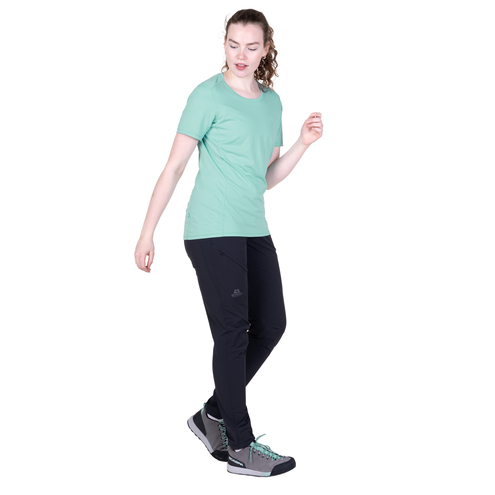 Mountain Equipment Women's Tempi Short Sleeve Technical Tee (Aqua)