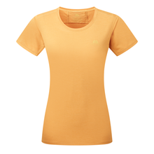 Load image into Gallery viewer, Mountain Equipment Women's Tempi Short Sleeve Technical Tee (Butterscotch)
