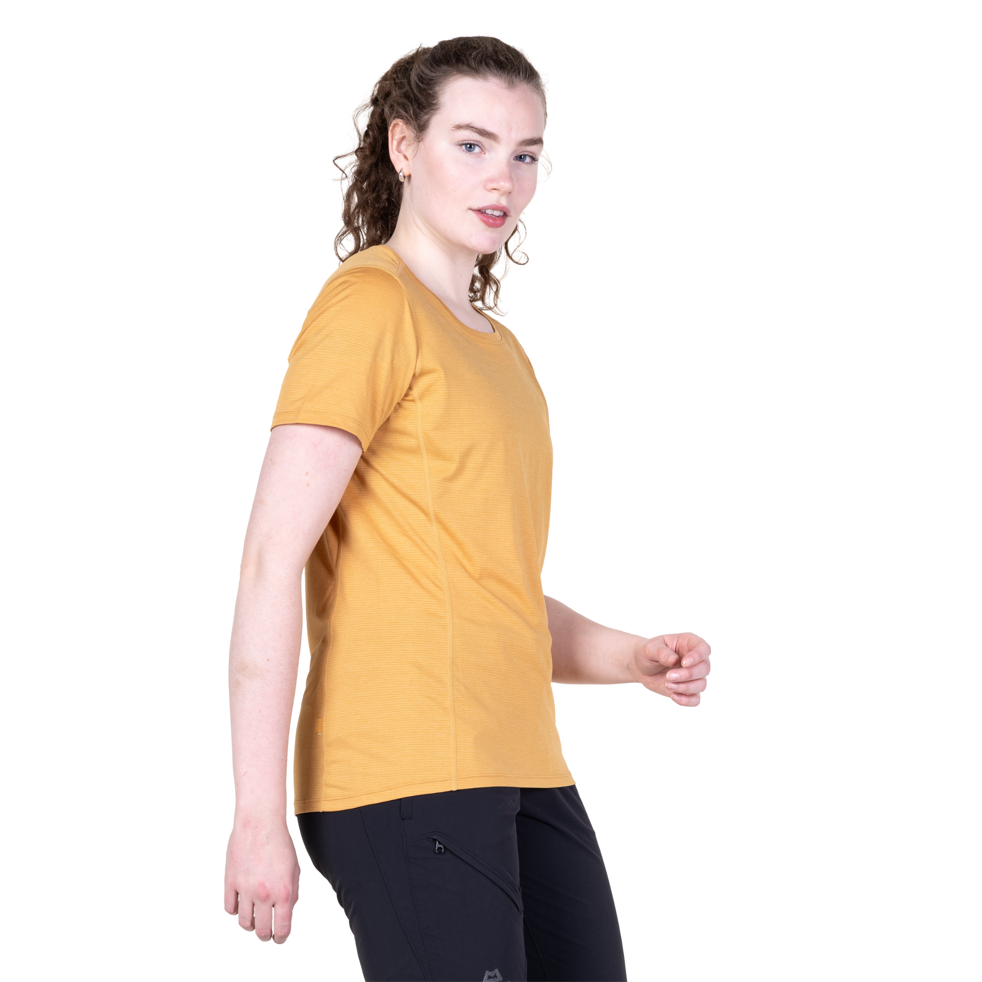 Mountain Equipment Women's Tempi Short Sleeve Technical Tee (Butterscotch)