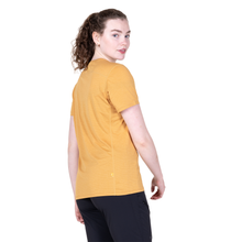 Load image into Gallery viewer, Mountain Equipment Women's Tempi Short Sleeve Technical Tee (Butterscotch)
