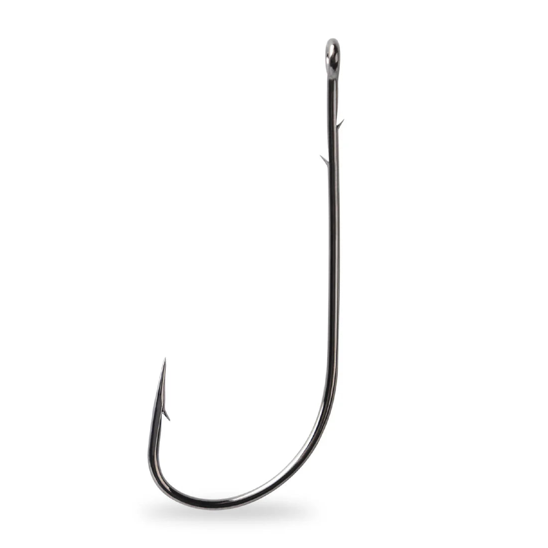 Mustad Worm Hooks (Size 2/0)(25 Pack)(Black Nickel)