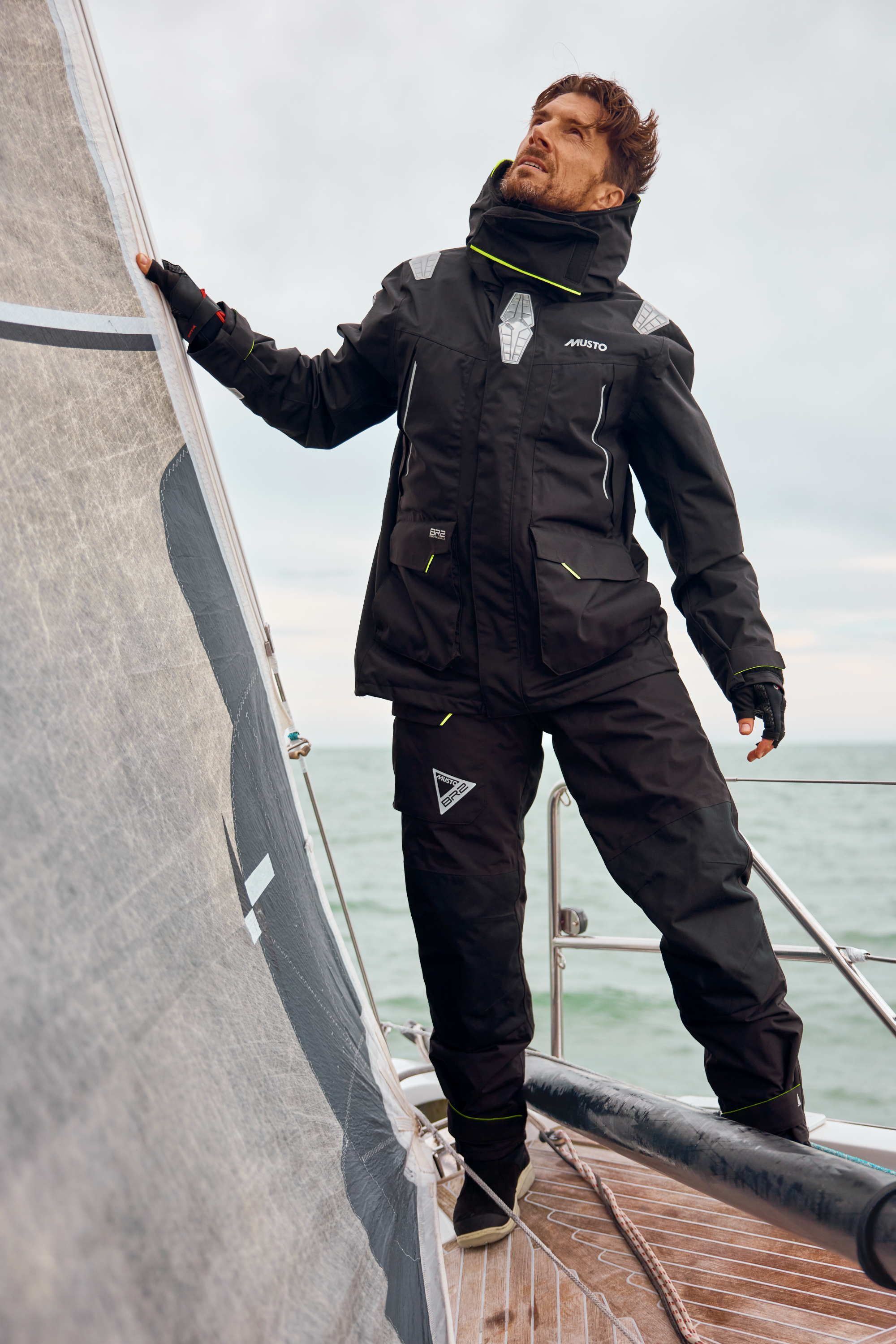 Musto Men's BR2 Offshore 2.0 Waterproof Sailing Jacket (Black)