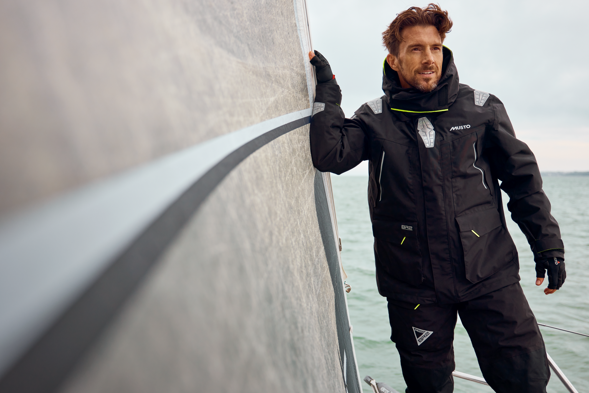 Musto Men's BR2 Offshore 2.0 Waterproof Sailing Jacket (Black)