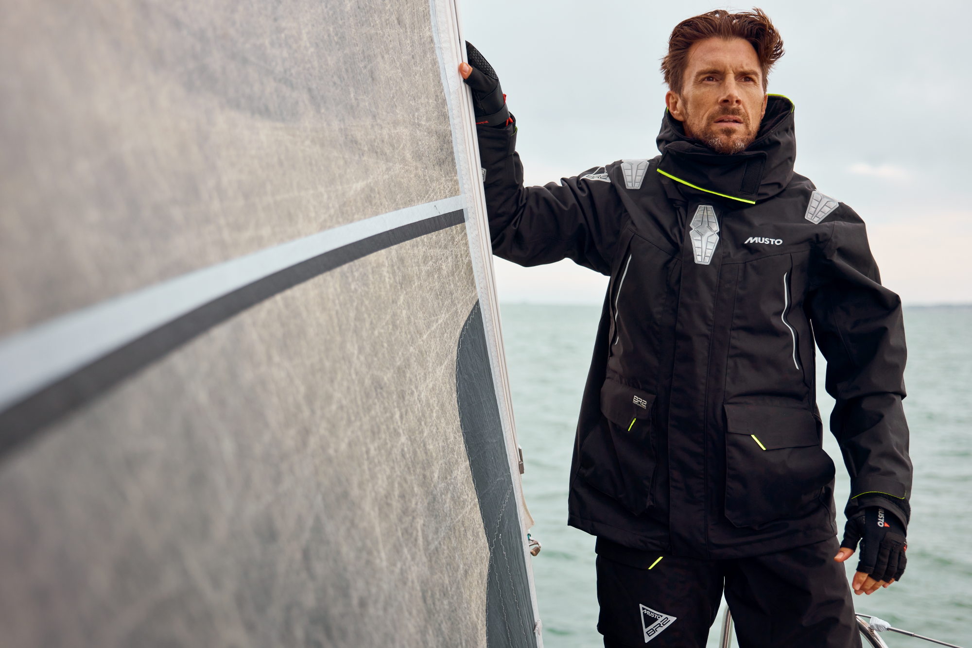 Musto Men's BR2 Offshore 2.0 Waterproof Sailing Jacket (Black)