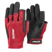 Load image into Gallery viewer, Musto Unisex Essential 2.0 Long Finger Sailing Gloves (True Red)
